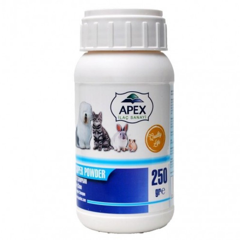 Apex Super Powder Kedi Ve Köpek Toz Şampuan 250 gr