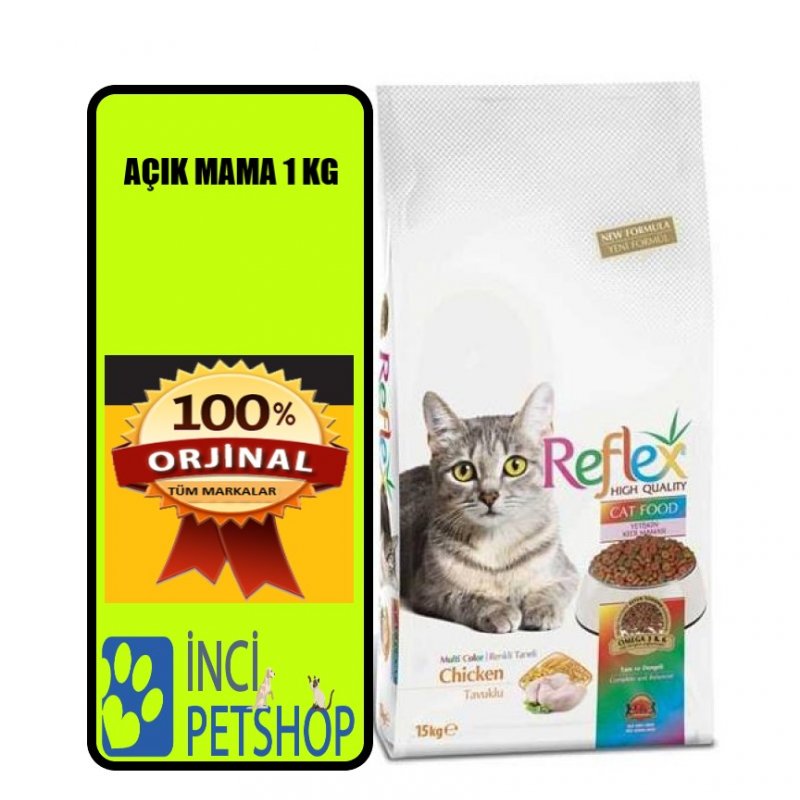 Reflex Multi Color Kedi Maması Açık 1 Kg