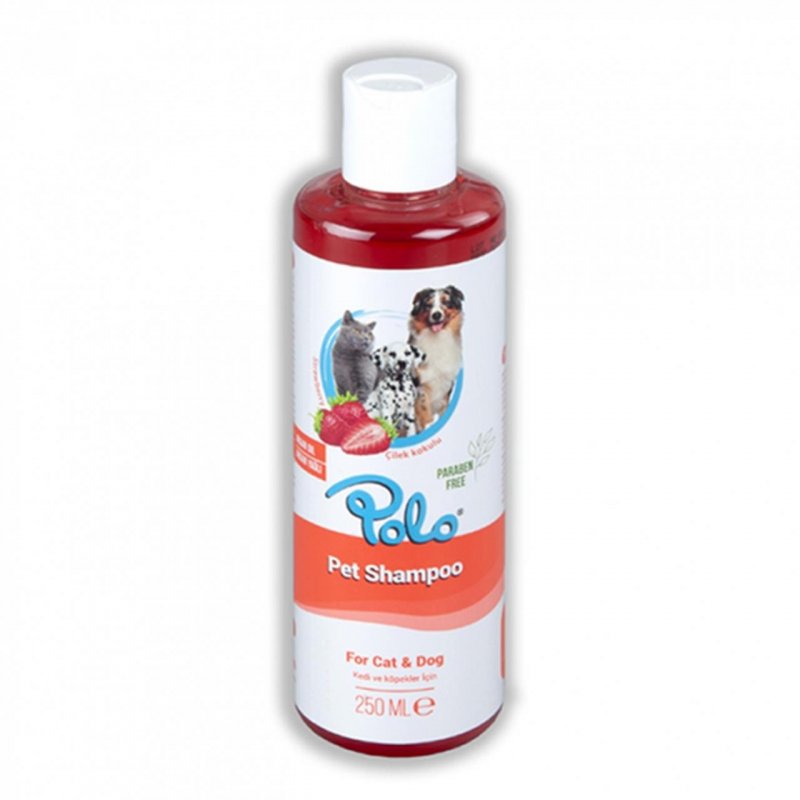 POLO PET SHAMPO FOR CAT-DOG ÇİLEKLİ ŞAMPUAN 250 ML