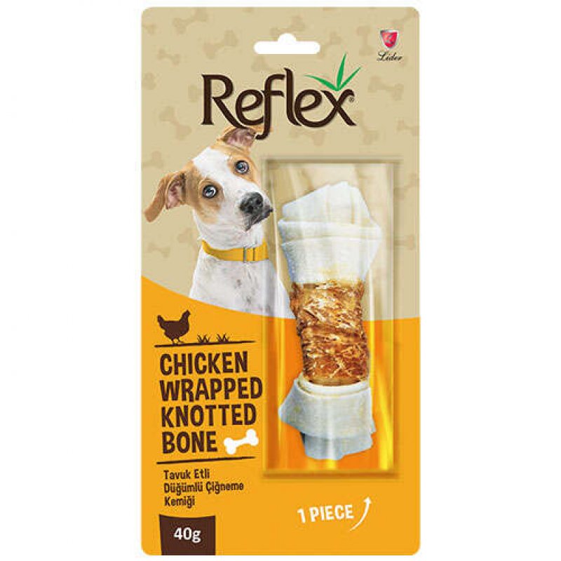 Reflex Tavuk Etli Düğüm Kemik Köpek Ödülü 40gr