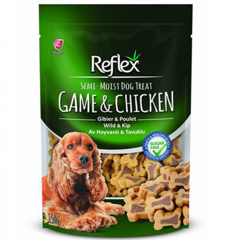 Reflex Semi-Moist Av Hayvanlı Tavuklu Köpek Ödülü 150 Gr