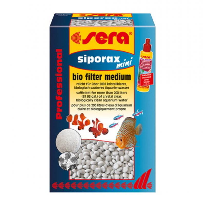 Sera Siporax Mini 500ml 270 Gr Filtre Malzemesi