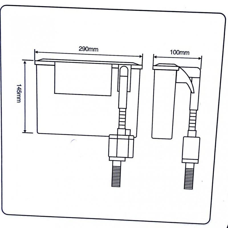 AQ-500 Venus Aqua Şelale Filitre  5W -500L/H