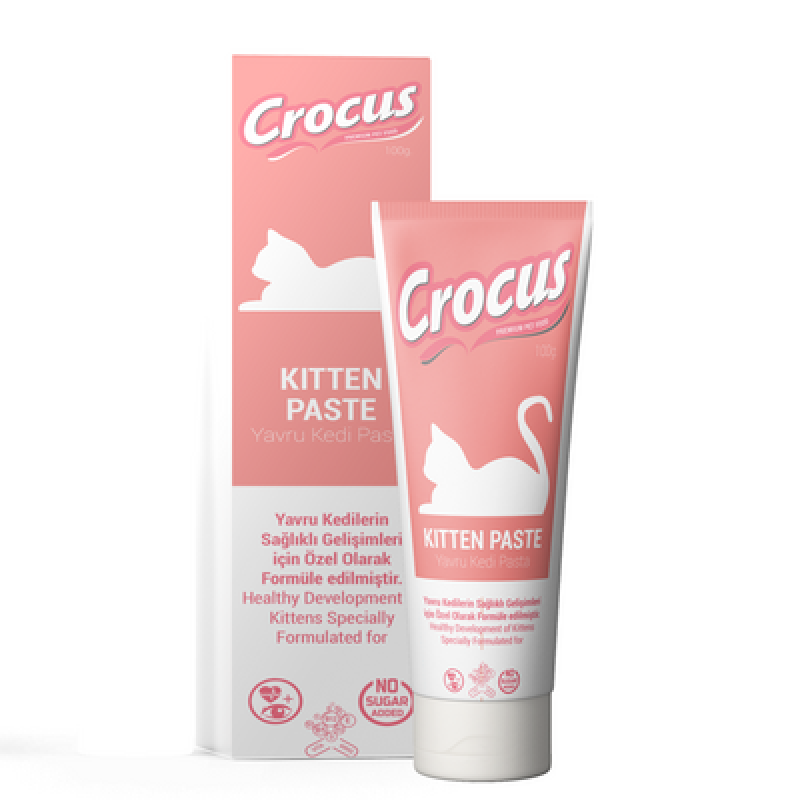 Crocus Kitten Paste Malt Yavru Kedi Macunu 100 Gr