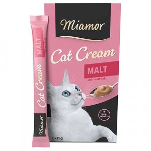 Miamor Cream Malt Mayası Tamamlayıcı Ek Besin ve Kedi Ödülü 6 x 15 Gr
