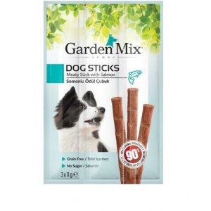 Garden Mix Somonlu Stick Köpek Ödülü 3x11 gr